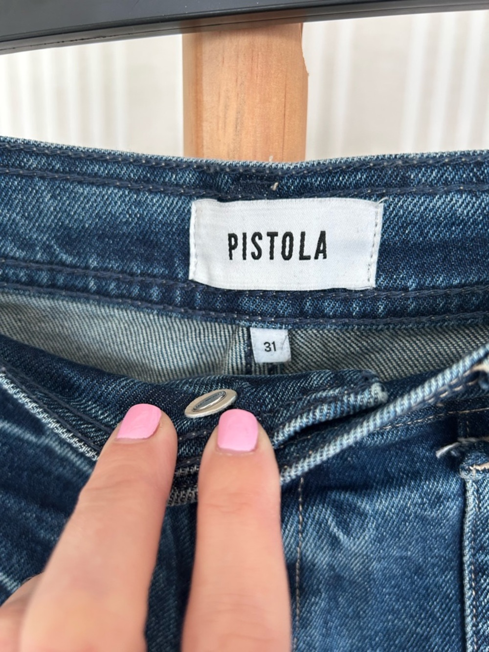 PISTOLA PENNY HIGH RISE WIDE LEG JEANS CANAL WASH Women’s Size 31 NWOT - Picture 9 of 13